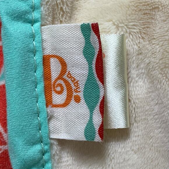 B. toys Baby Bunny Lovey Beige Rabbit Plush Security Blanket Crinkle Leaf Unisex - Picture 3 of 15